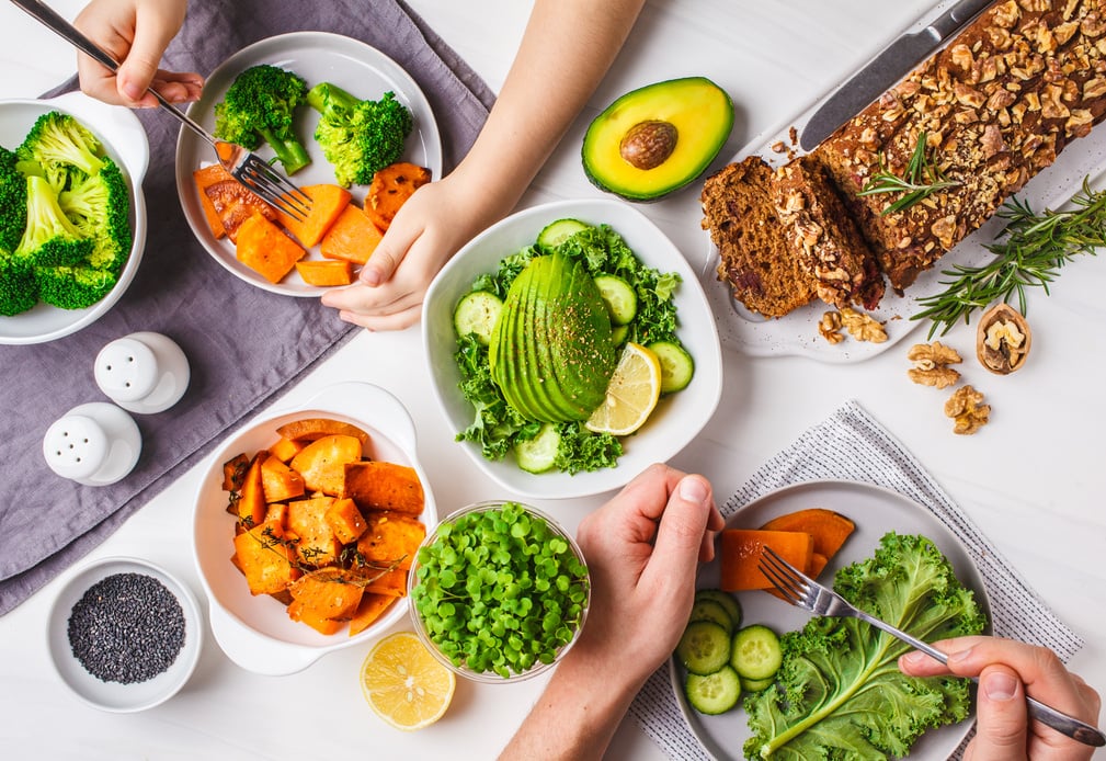 Healthy Vegan Food Lunch